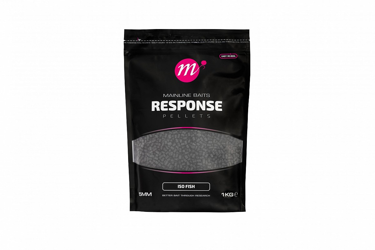 Mainline ISO Fish Response Pelletopakowanie 5mm / 1kg - MPN: M07033 - EAN: 5060509817252