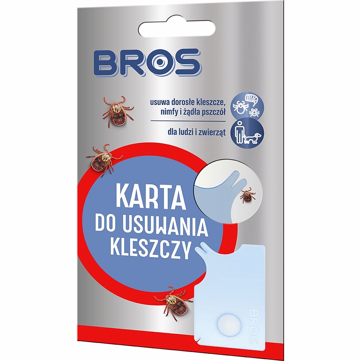 BROS - Karta do Usuwania Kleszczyopakowanie 1szt - MPN: 2026 - EAN: 5904517366589