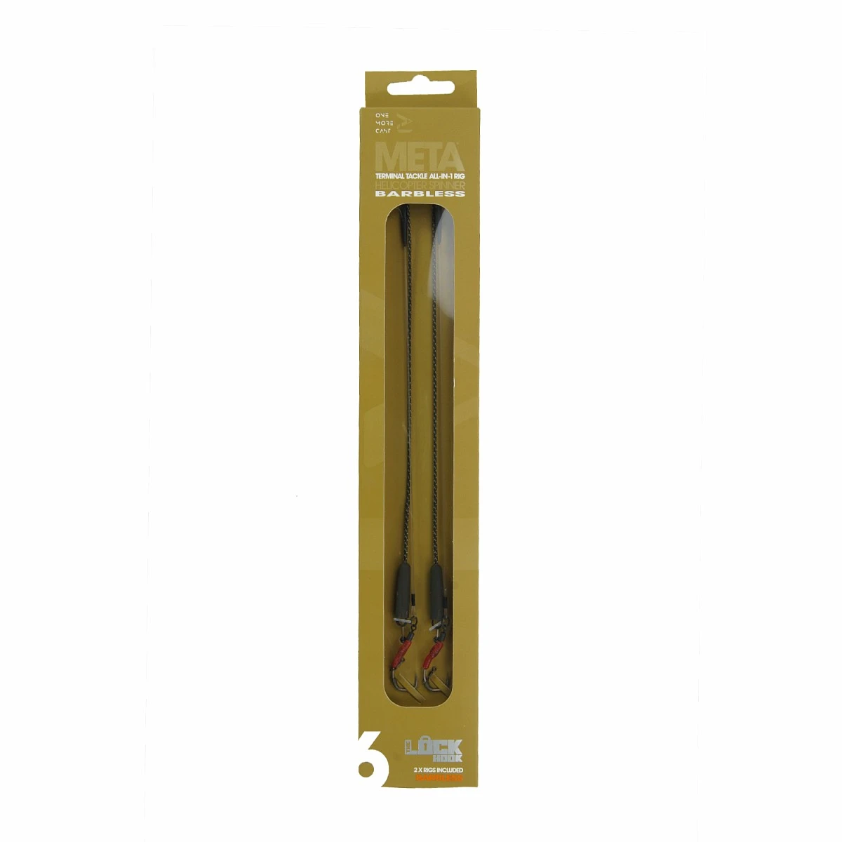 One More Cast Blend Leadcore Helicopter Spinner - Lock Hook Barblessmărimea 6 - MPN: OMCLBB4 - EAN: 5060939134295