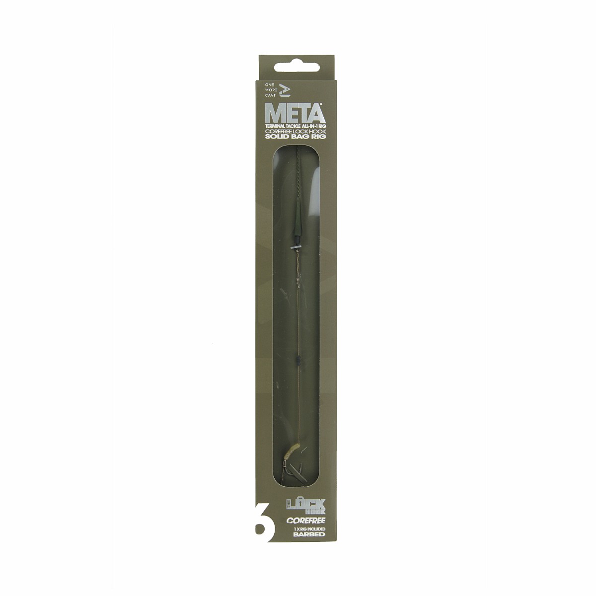 One More Cast Blend Corefree Solid Bag - Lock Hook Barbedrozmiar 6 - MPN: OMCCB4 - EAN: 5060939134370