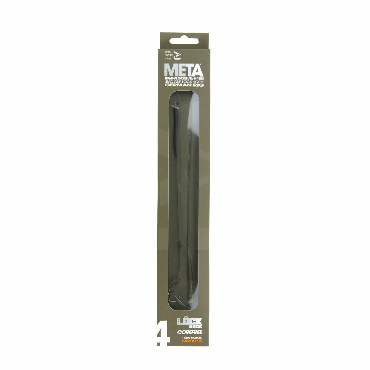 One More Cast Blend Corefee German Rig - Lock Hook Barblessmărimea 4 - MPN: OMCCBB1 - EAN: 5060939134349
