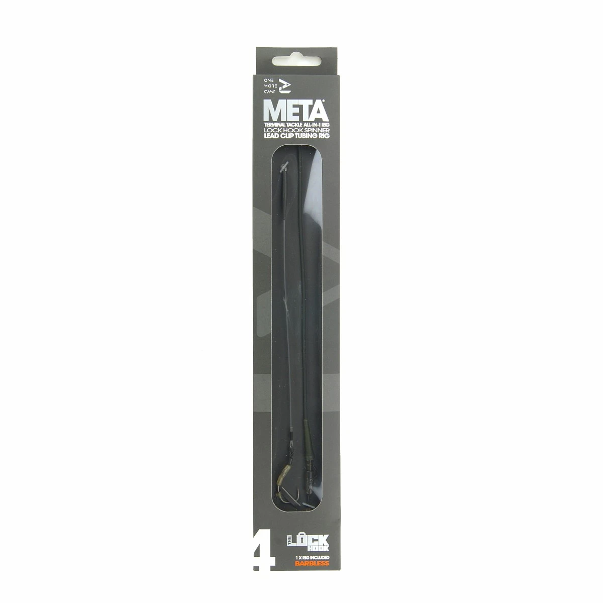 One More Cast Blend Tubing Spinner Rig - Lock Hook Barblessmărimea 4 - MPN: OMCTBB3 - EAN: 5060939134165