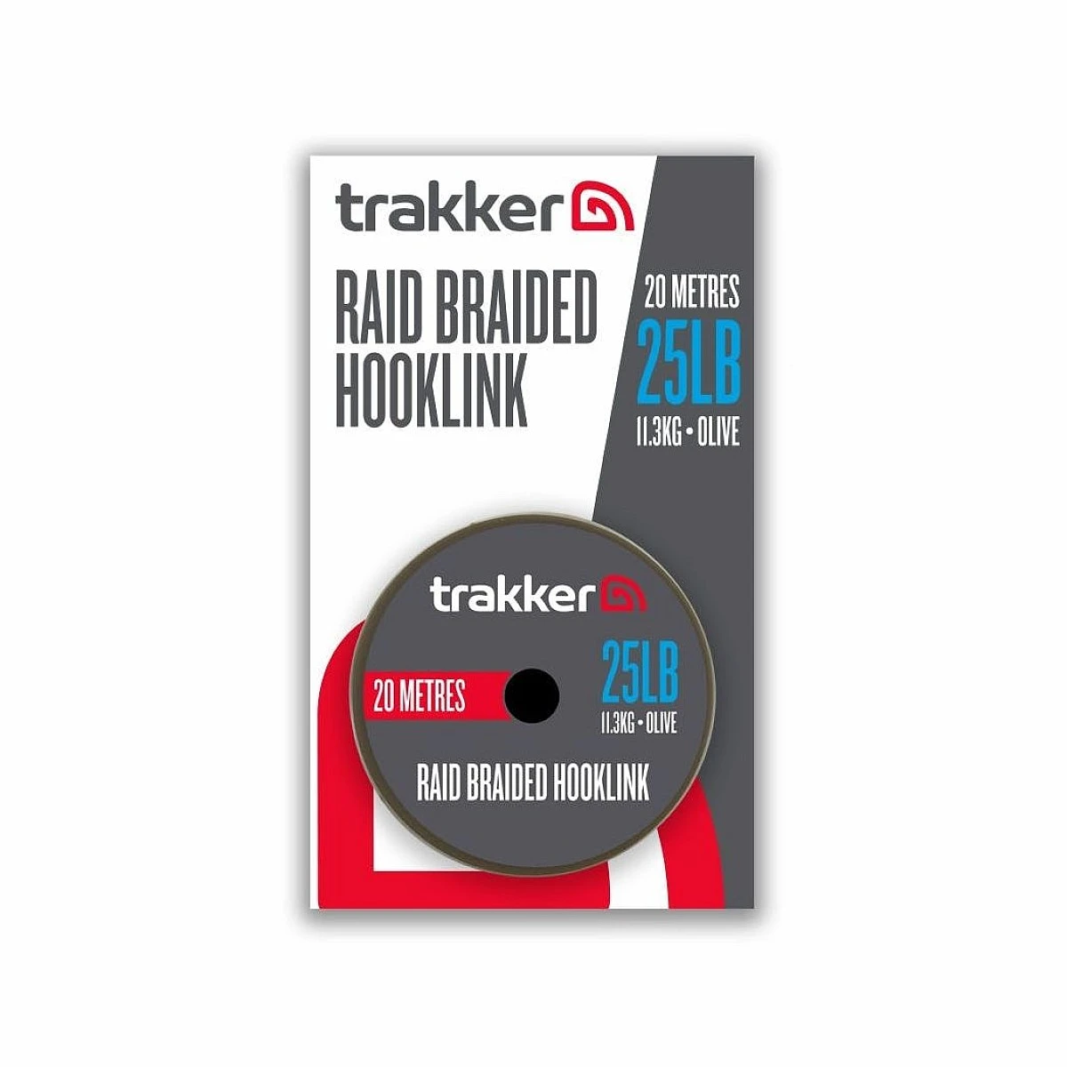 Trakker Raid Braided Hooklinkversiune 25lb (11.3kg) / 20m - MPN: 227425 - EAN: 5056618308996