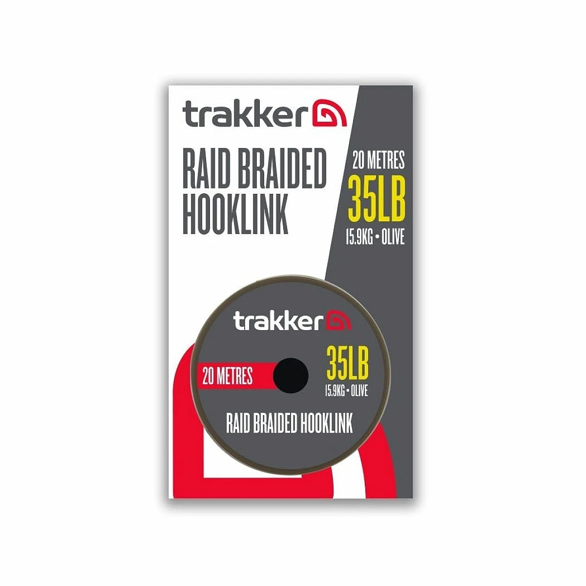 Trakker Raid Braided Hooklinkversiune 35lb (15.9kg) / 20m - MPN: 227427 - EAN: 5056618309009