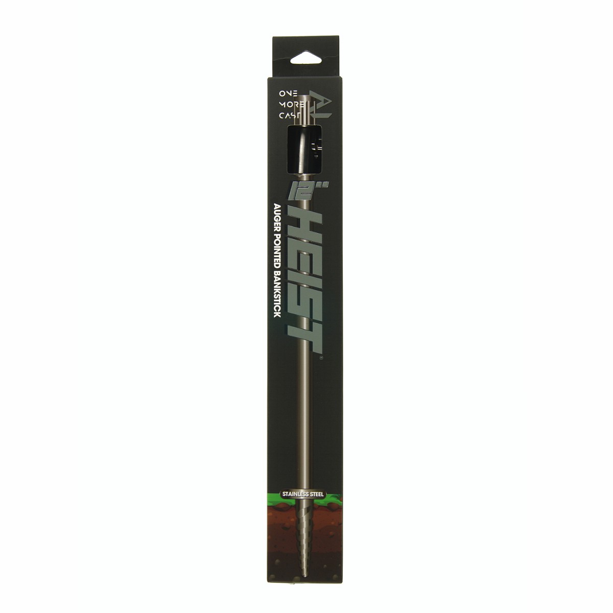 One More Cast Heist Bankstick Stainless Steel - Auger Pointdługość 12 in (30cm) - MPN: OMCHS12 - EAN: 5060939133915
