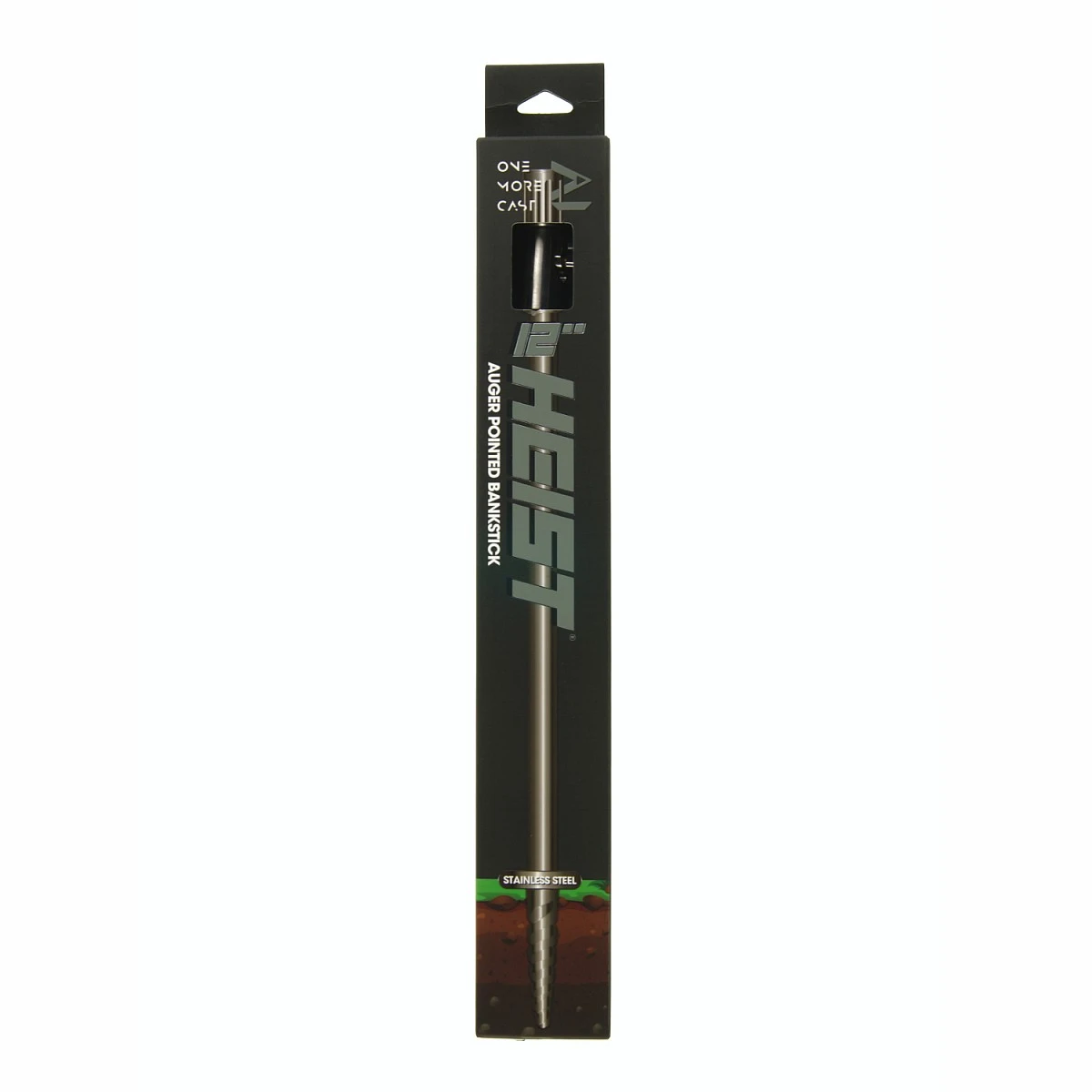 One More Cast Heist Bankstick Stainless Steel - Auger Pointlungime 12 in (30cm) - MPN: OMCHS12 - EAN: 5060939133915