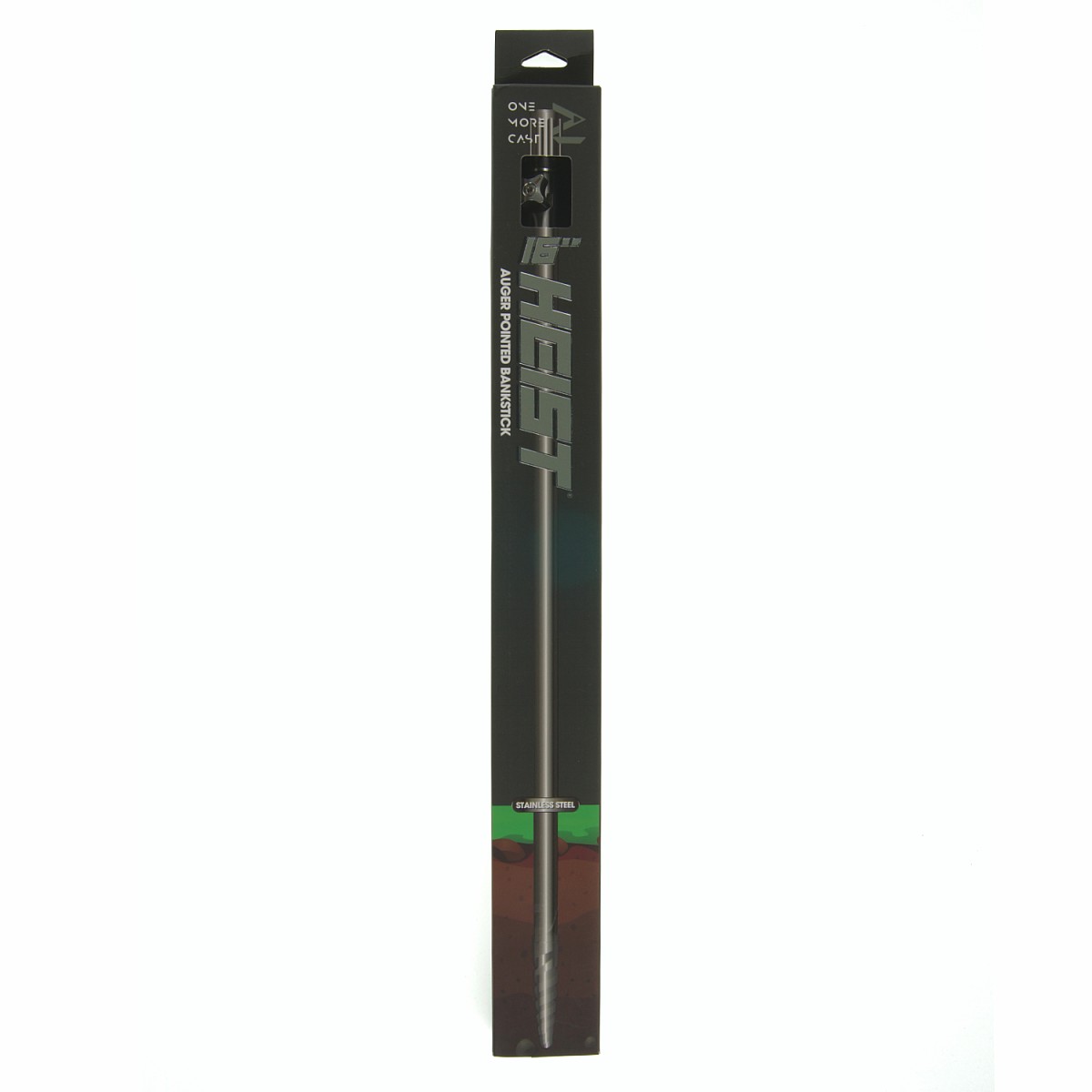One More Cast Heist Bankstick Stainless Steel - Auger Pointdługość 16 in (40cm) - MPN: OMCHS16 - EAN: 5060939133922