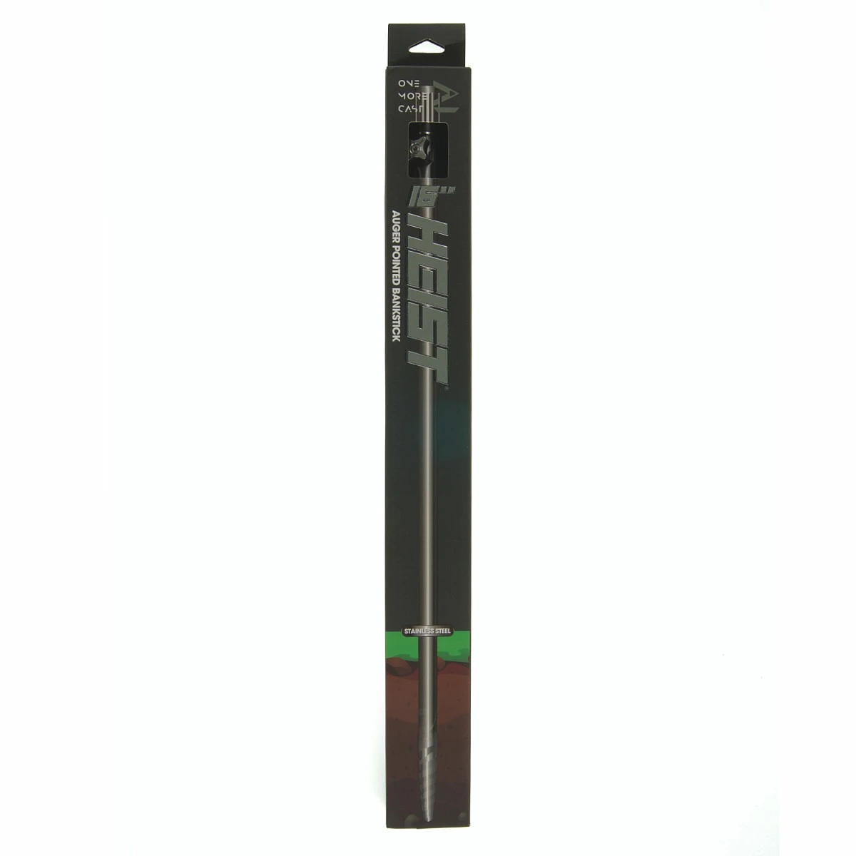 One More Cast Heist Bankstick Stainless Steel - Auger Pointlungime 16 in (40cm) - MPN: OMCHS16 - EAN: 5060939133922