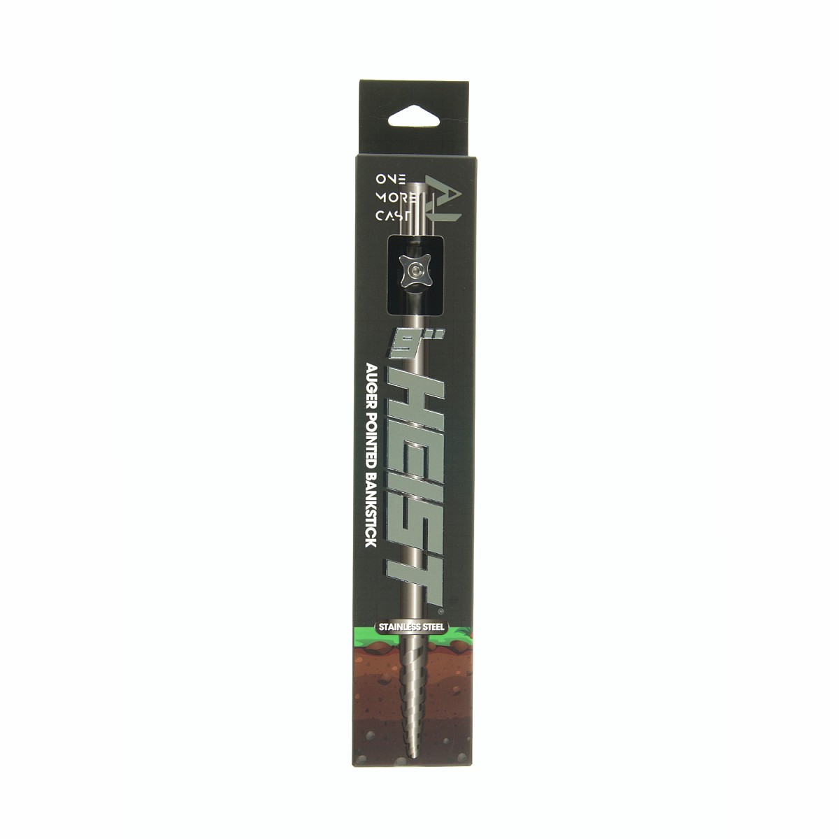 One More Cast Heist Bankstick Stainless Steel - Auger Pointdługość 9 in (23 cm) - MPN: OMCHS9 - EAN: 5060939133908