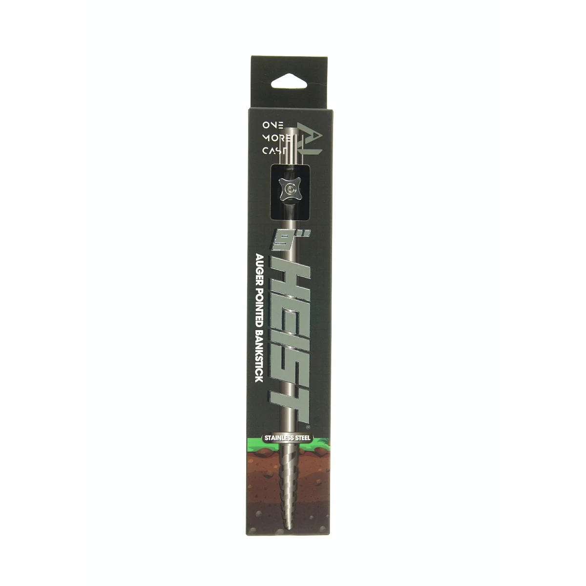 One More Cast Heist Bankstick Stainless Steel - Auger Pointlungime 9 in (23 cm) - MPN: OMCHS9 - EAN: 5060939133908