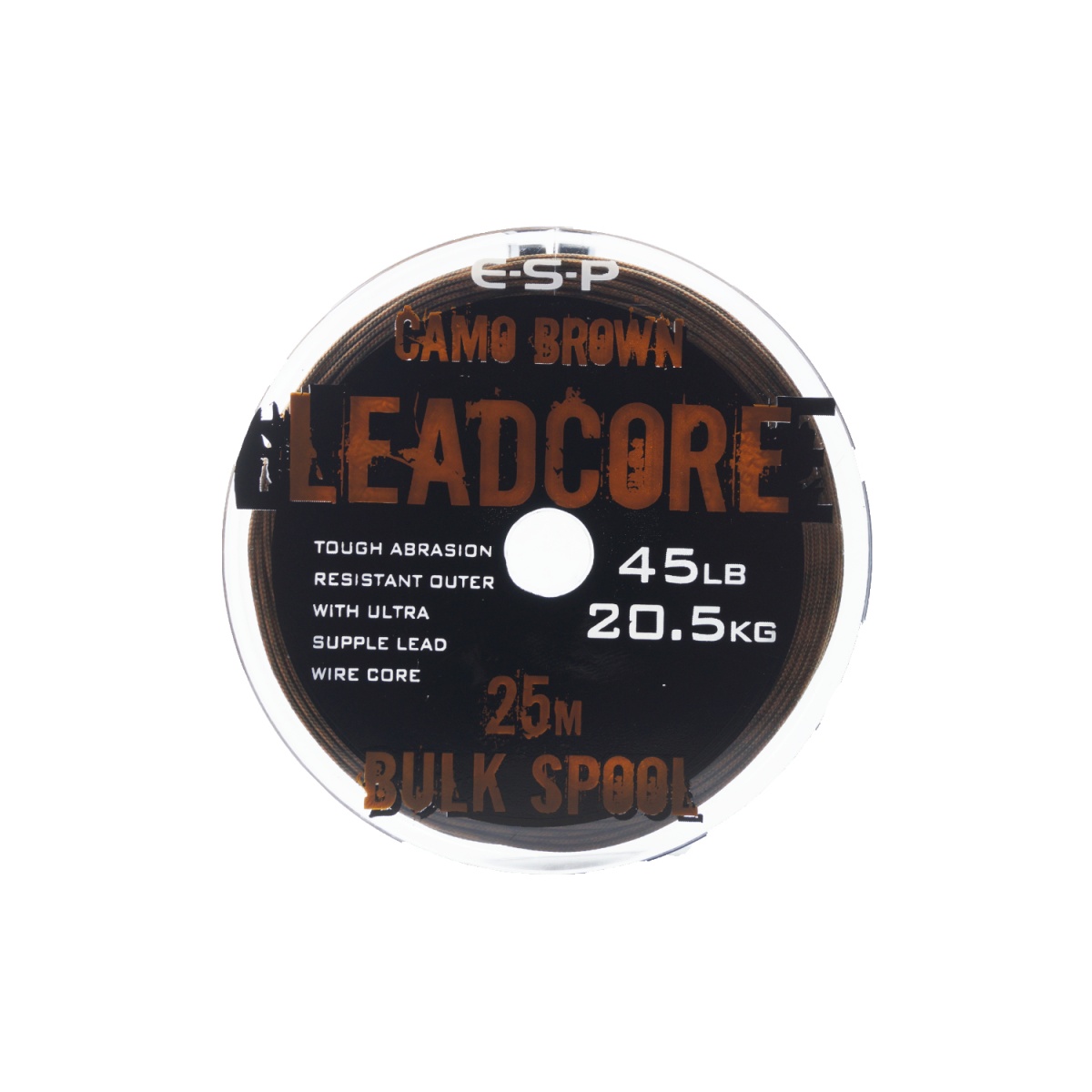 ESP LeadCore 45lb camou / 25m kolor / długość