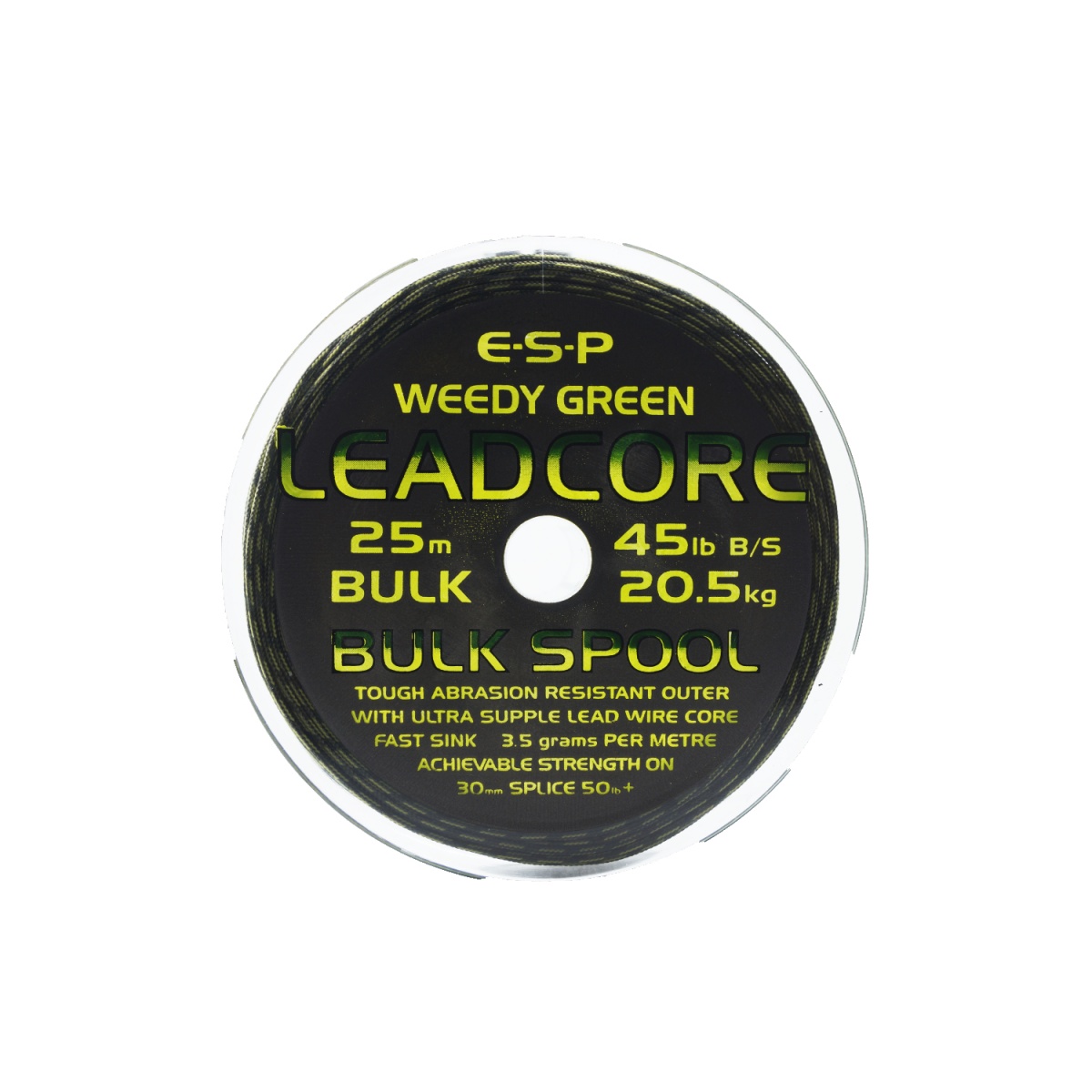 ESP LeadCore 45lbrodzaj zielony / 25m - MPN: ELLC045BW - EAN: 5055394203747