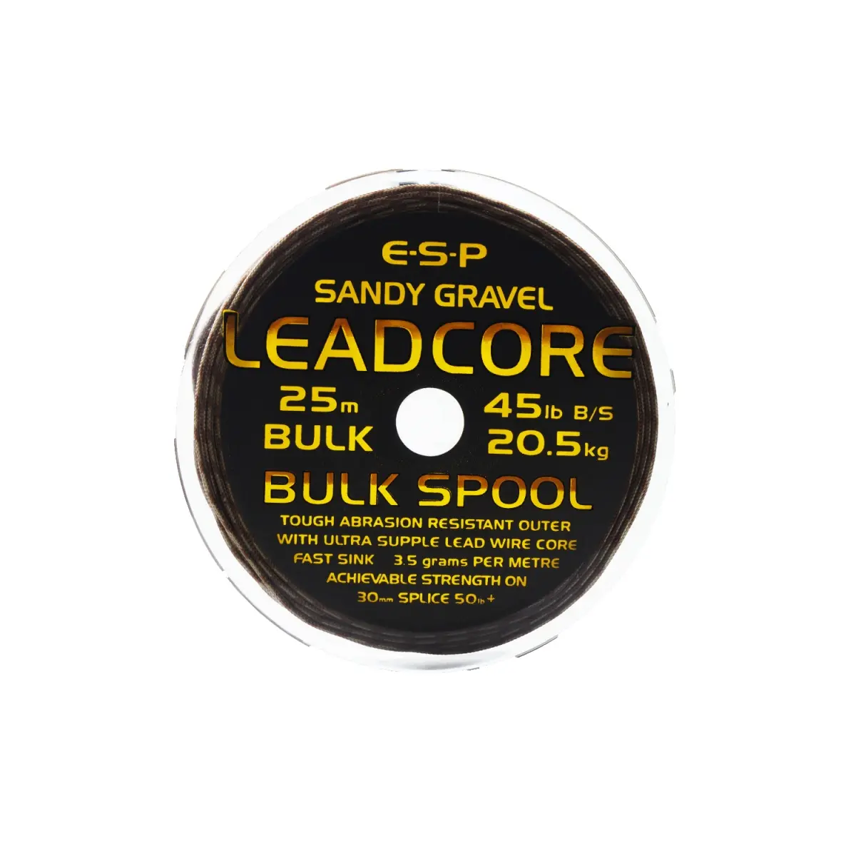 ESP LeadCore 45lbtipo smėlio / 25m - MPN: ELLC045BS - EAN: 5055394203730