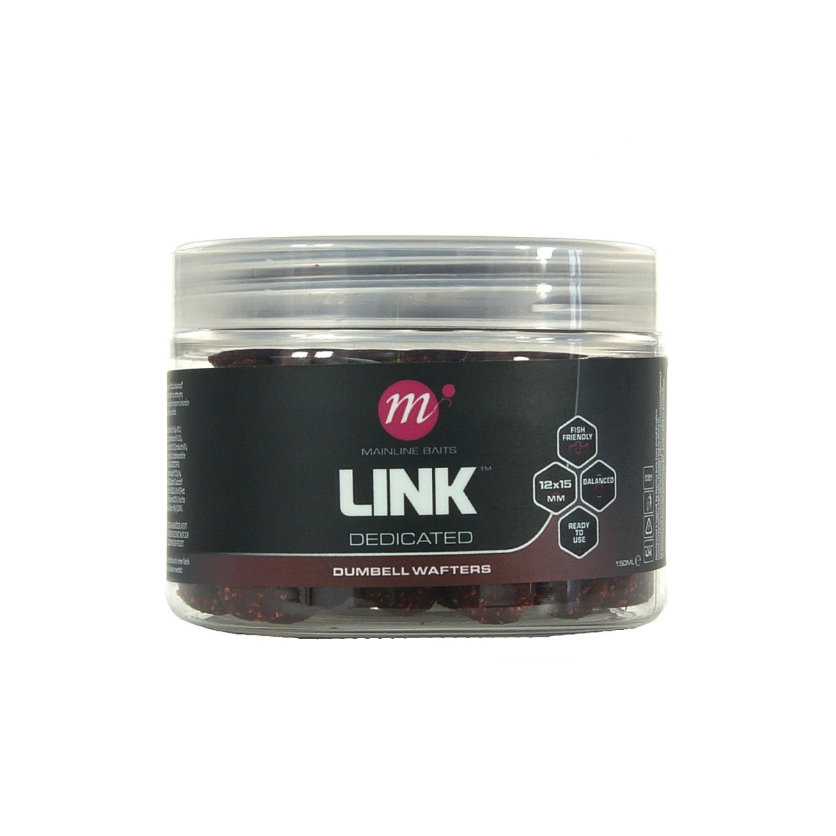 Mainline Link Dumbell Waftersrozmiar 12x15mm - MPN: M21098 - EAN: 5060509818051