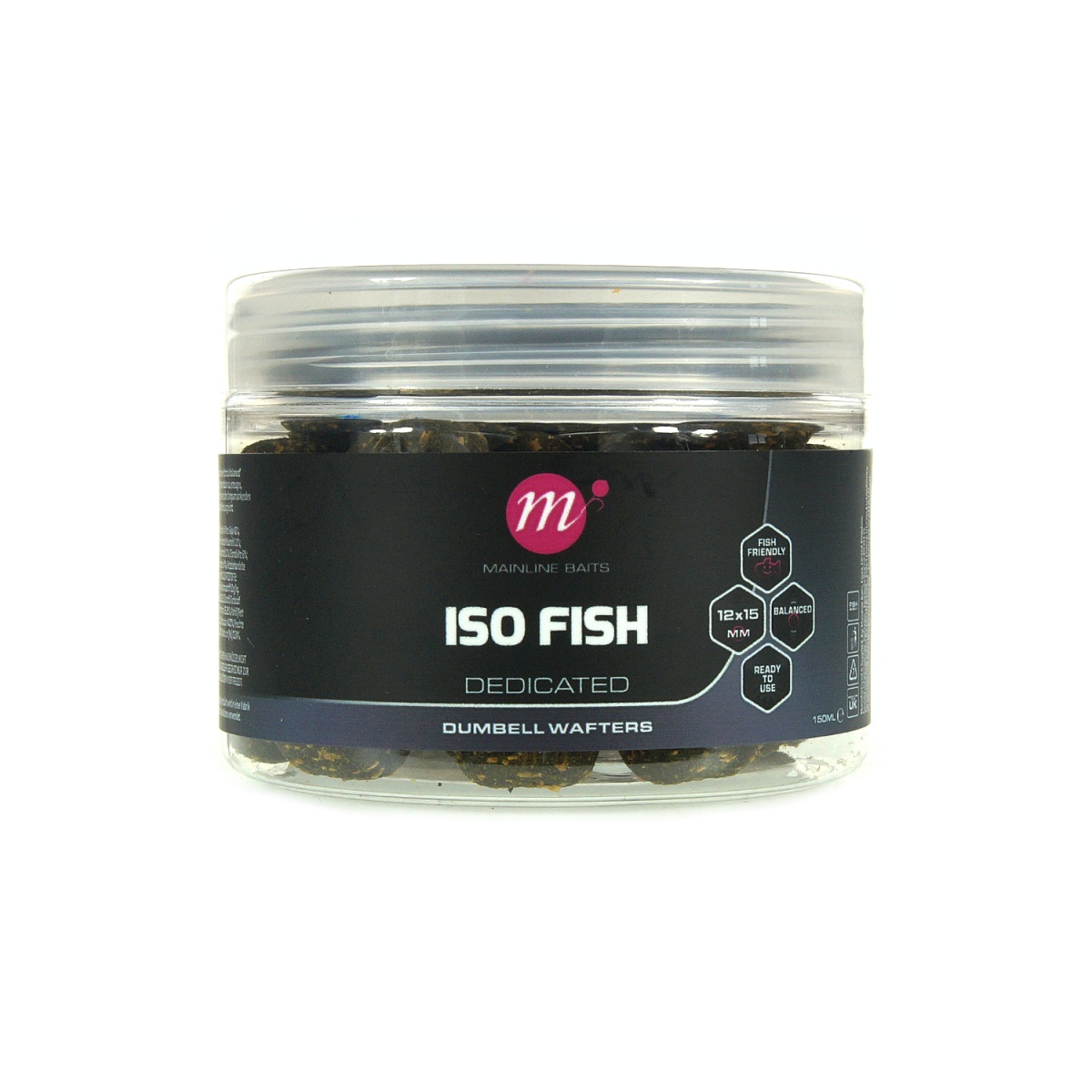 Mainline ISO Fish Dumbell Waftersrozmiar 12x15mm - MPN: M21099 - EAN: 5060509818068