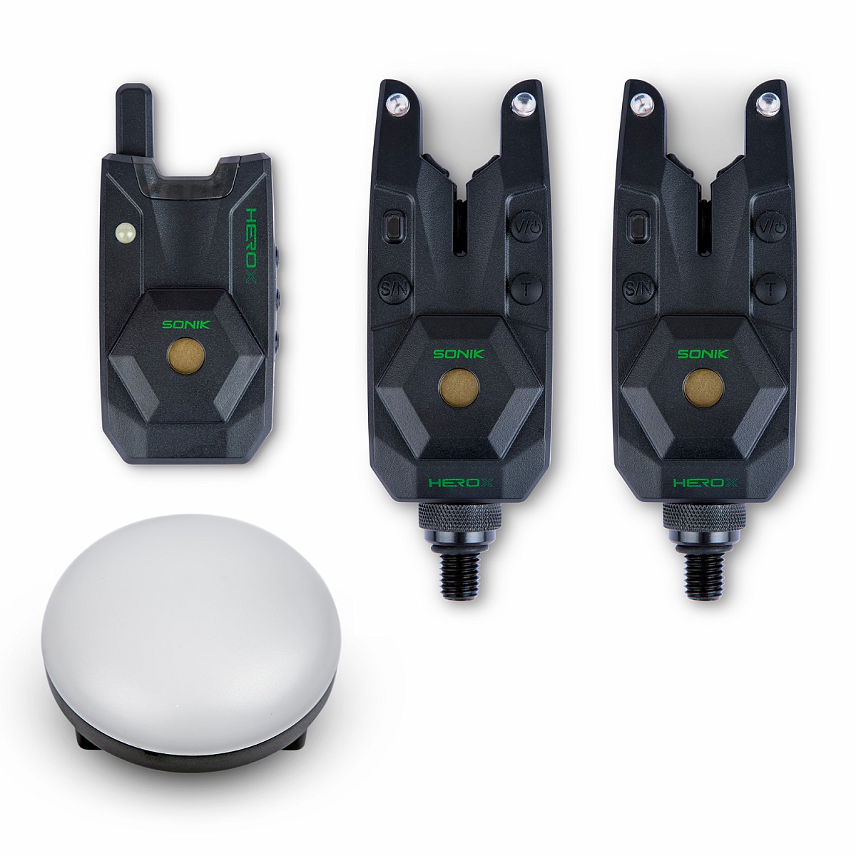 Sonik HEROX Bite Alarm Setmodel 2+1+BL (Red Blue) - MPN: HC0100 - EAN: 5055279534300
