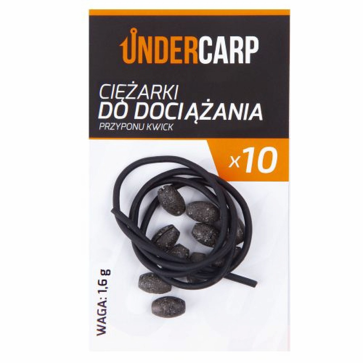 UnderCarp - Ciężarki do dociążania przyponu Kwick 1.6g - MPN: UC717 - EAN: 5902721608389