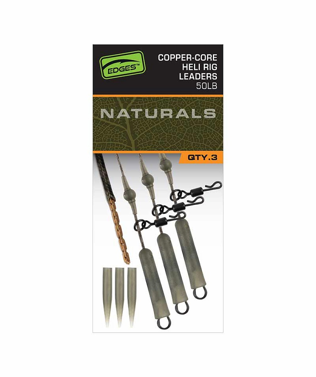 Fox Edges Naturals Copper Core Heli Leaders - MPN: CAC904 - EAN: 5056212191406