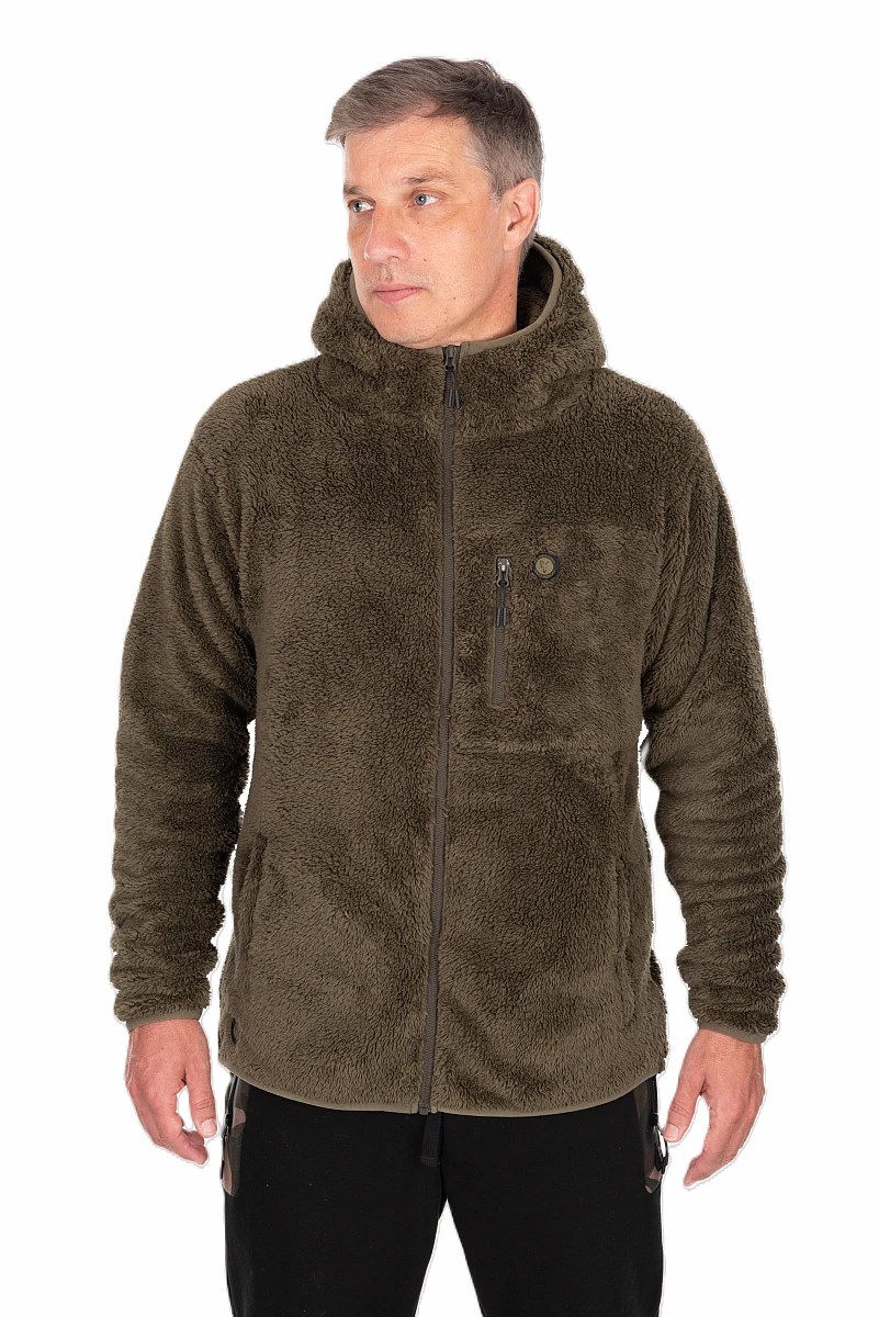 Fox Khaki HD Premium Full Zip Teddy Jacket Mvelikost M - MPN: CFX463 - EAN: 5056212197118
