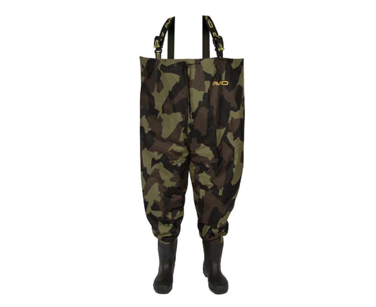 Avid Carp Distortion Camo Chest Wadersrozmiar 41 (UK7) - MPN: A0620385 - EAN: 5056317755022