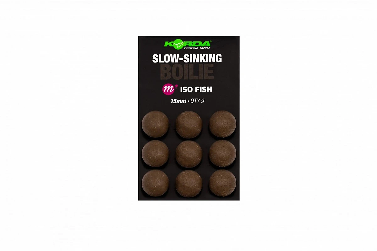 Korda Slow Sinking Boilie ISO Fishmărimea 15 mm - MPN: KPB55 - EAN: 5060929027750