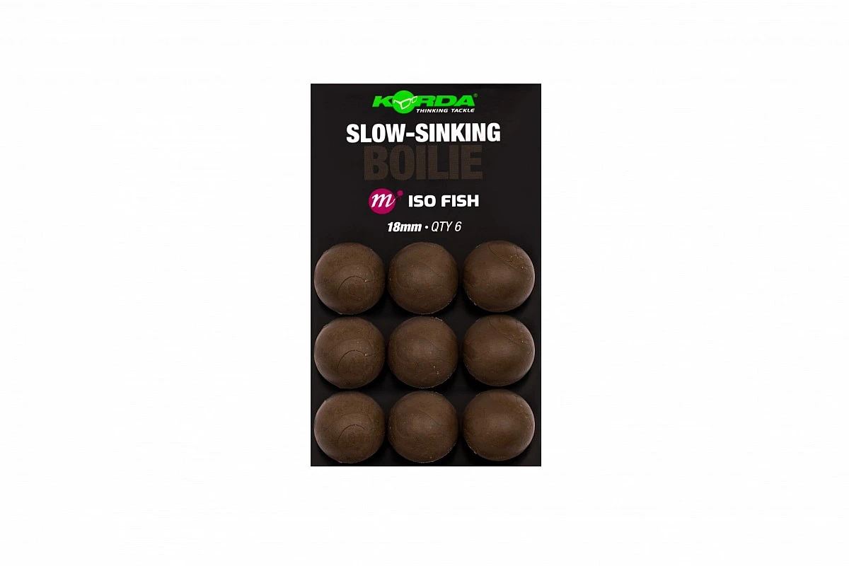 Korda Slow Sinking Boilie ISO Fishmărimea 18 mm - MPN: KPB56 - EAN: 5060929027774
