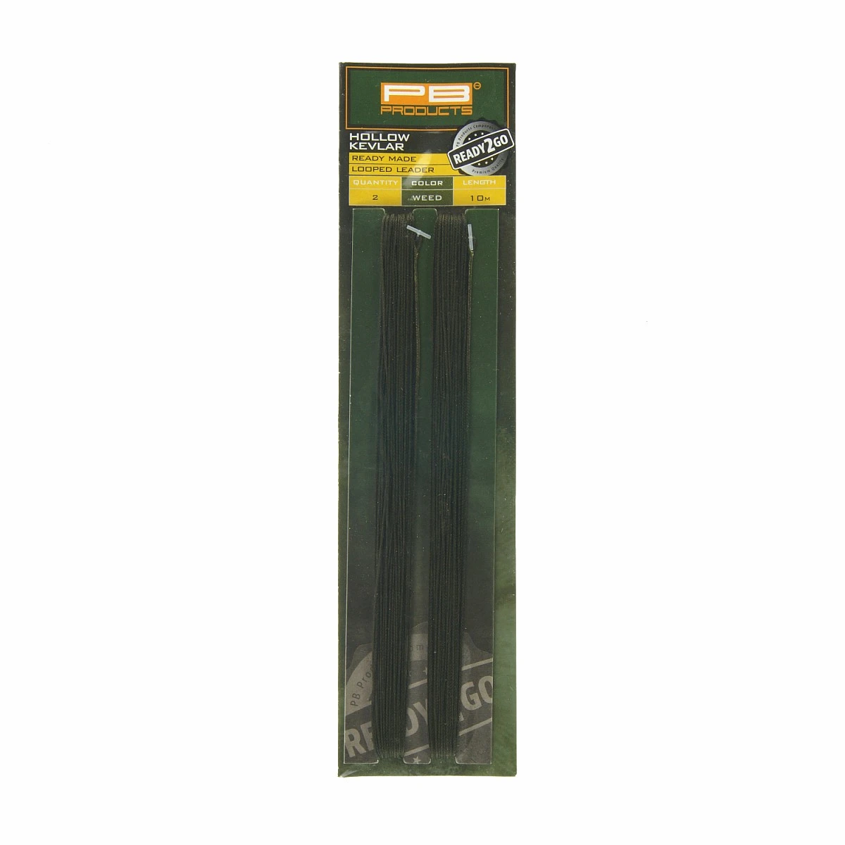 PB R2G Hollow Kevlar Looped Leader 10 metersculoare Weed - MPN: 32920 - EAN: 8717524329204