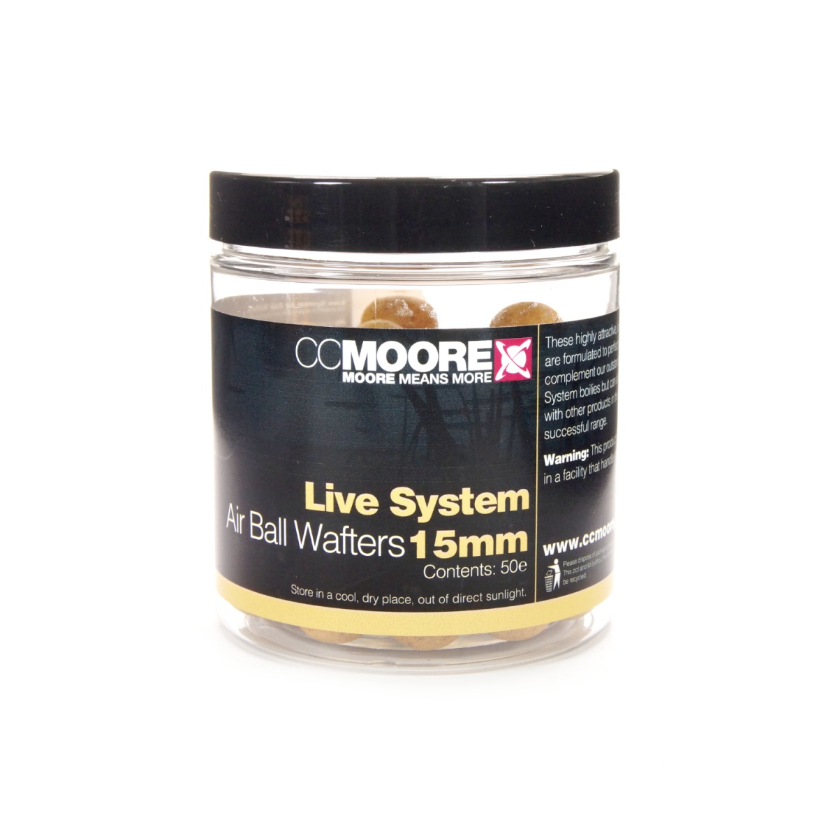 NEW CcMoore Live System Air Ball Wafters 15 mm rozmiar