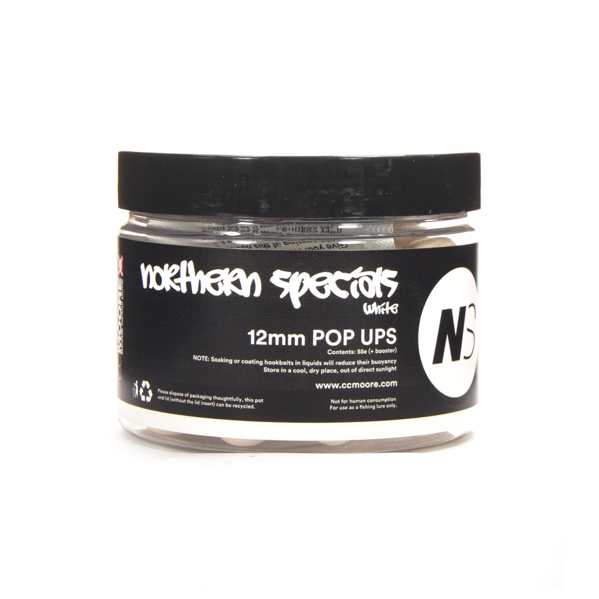 CcMoore Northern Special Pop Ups - NS1 Whiterozmiar 12 mm - MPN: 90022 - EAN: 634158436734