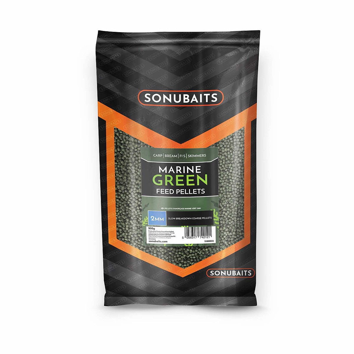 Sonubaits Feed Pellet - Marine Greenopakowanie 2mm (900g) - MPN: S1800031 - EAN: 5056317742121