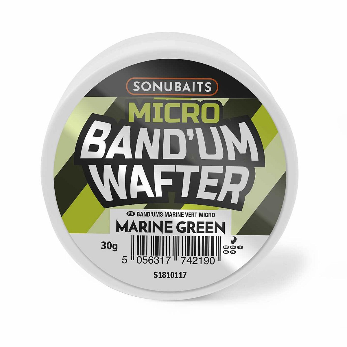Sonubaits Micro Bandum Wafters - Marine Greenrozmiar Micro (4.5mm) - MPN: S1810117 - EAN: 5056317742190