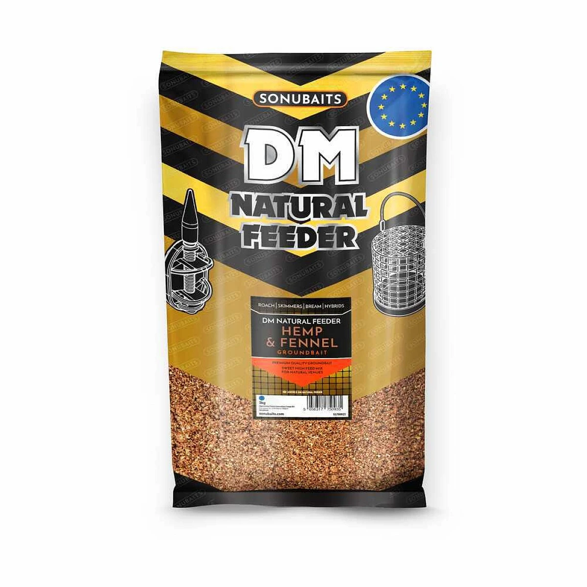 Sonubaits DM Natural Feeder Hemp & Corianderambalaj 1kg - MPN: S1780022 - EAN: 5056317750928