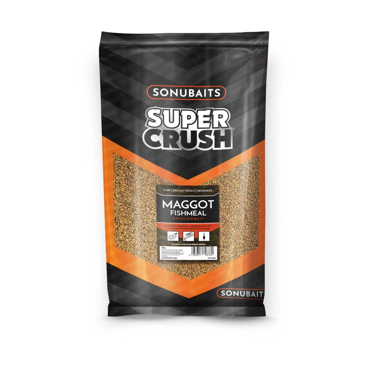 Sonubaits Supercrush Groundbait - Maggot Fishmeal - AMBALAJ DETERIORATambalaj 2kg - EAN: 200000092054