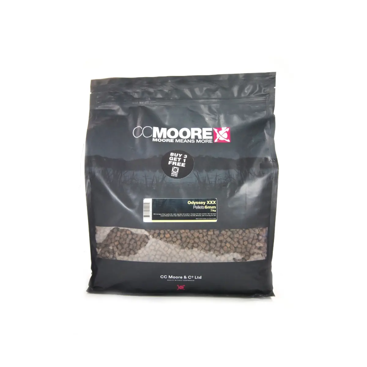 CcMoore Pellets - Odyssey XXXупаковка 6 мм / 3 кг - MPN: 97557 - EAN: 634158442247