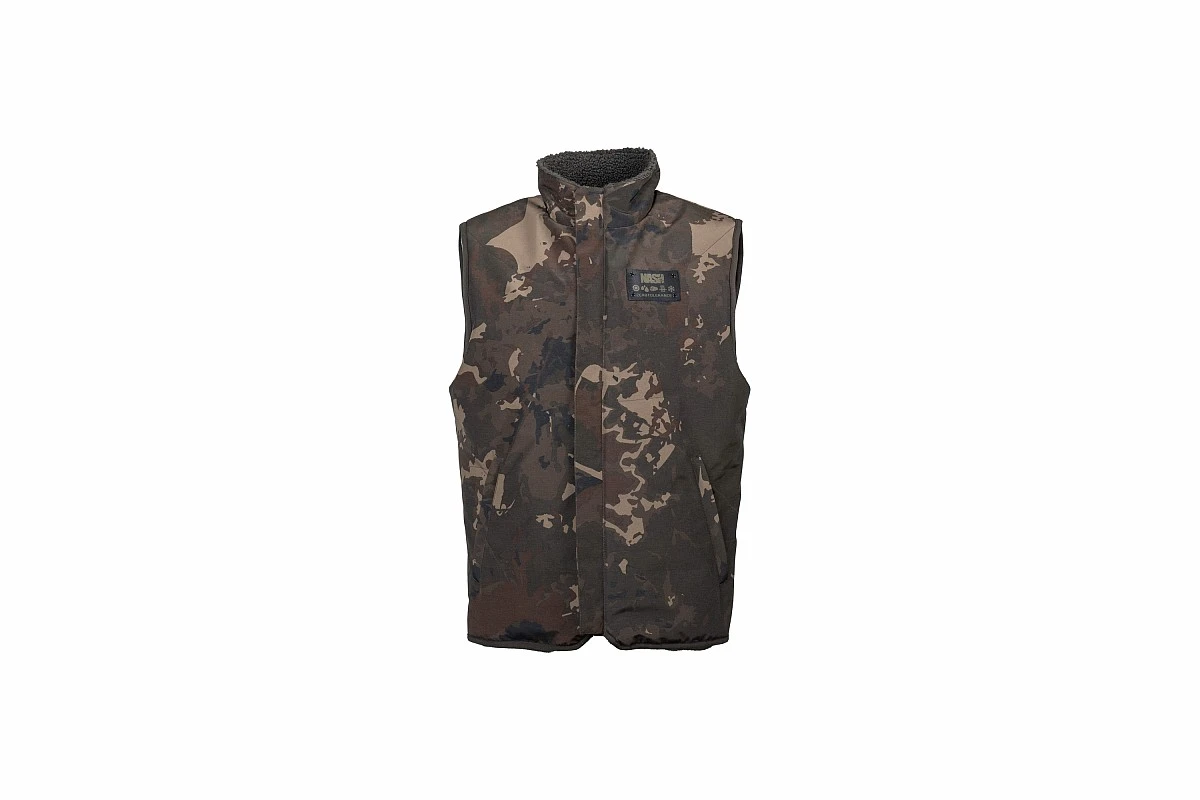 Nash Zero Tolerance Sherpa Fleece Reversible Body Warmer Mrozmiar M - MPN: C6461 - EAN: 5055144864617