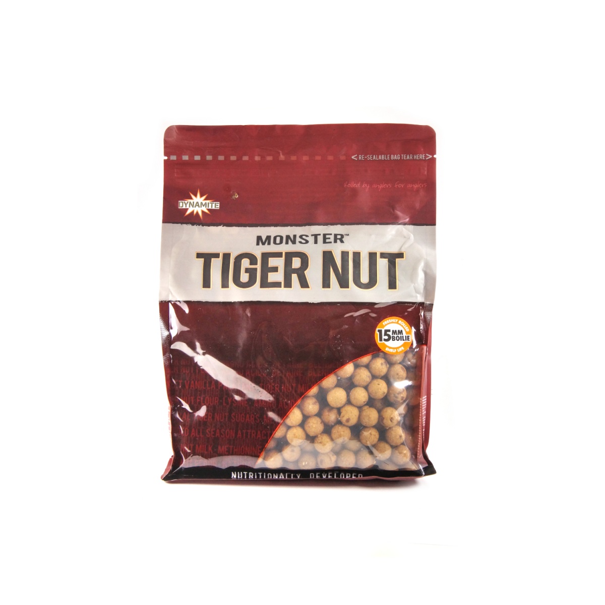 DynamiteBaits Monster Tiger Nut Boilie - Kulki Proteinowe 15 mm / 1kg rozmiar / opakowanie