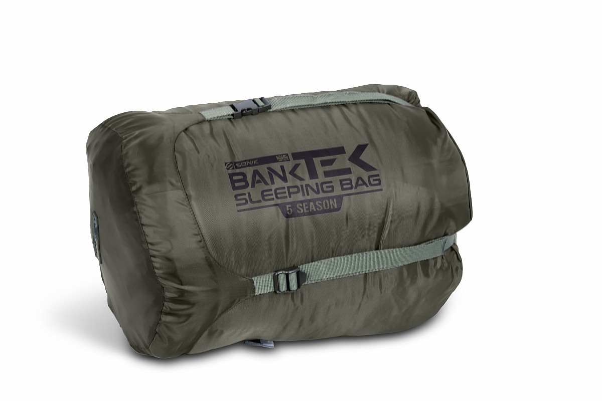 Sonik BANK TEK 5 Season Sleeping Bag 5 Jahreszeiten Schlafsack Schlafsacke Kissen Bedchair Covers ROCKWORLD Karpfenshop