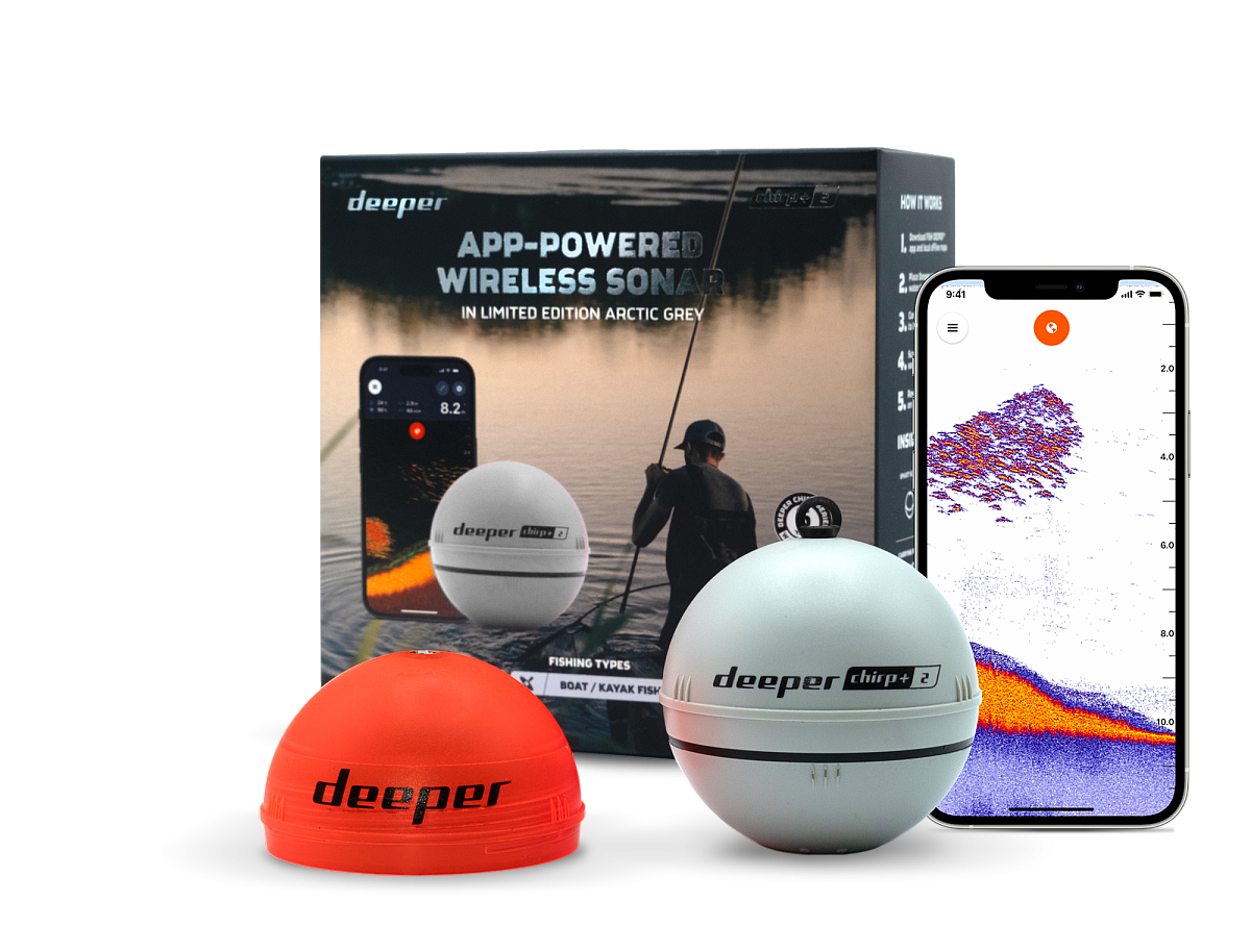 Deeper Echosonda CHIRP+ 2 Arctic Grey - Edycja Limitowana Jesień/Zima 2024 - MPN: ITGAM1763 - EAN: 4779032950961
