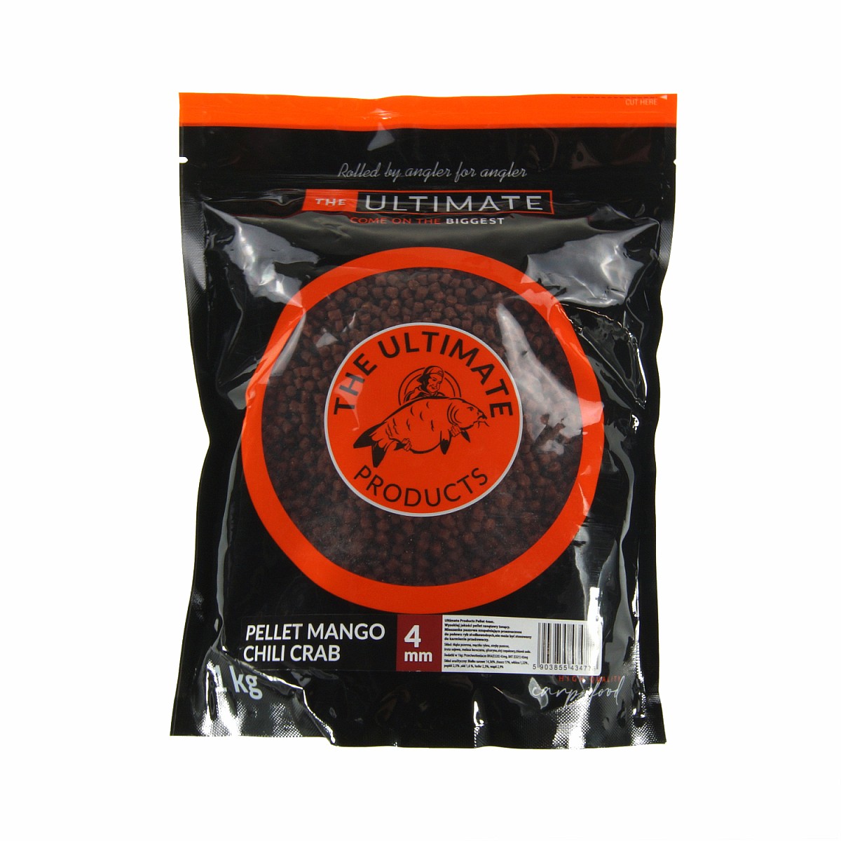 UltimateProducts Top Range Pellet - Mango Chili Crabopakowanie 4mm / 1kg - EAN: 5903855434776