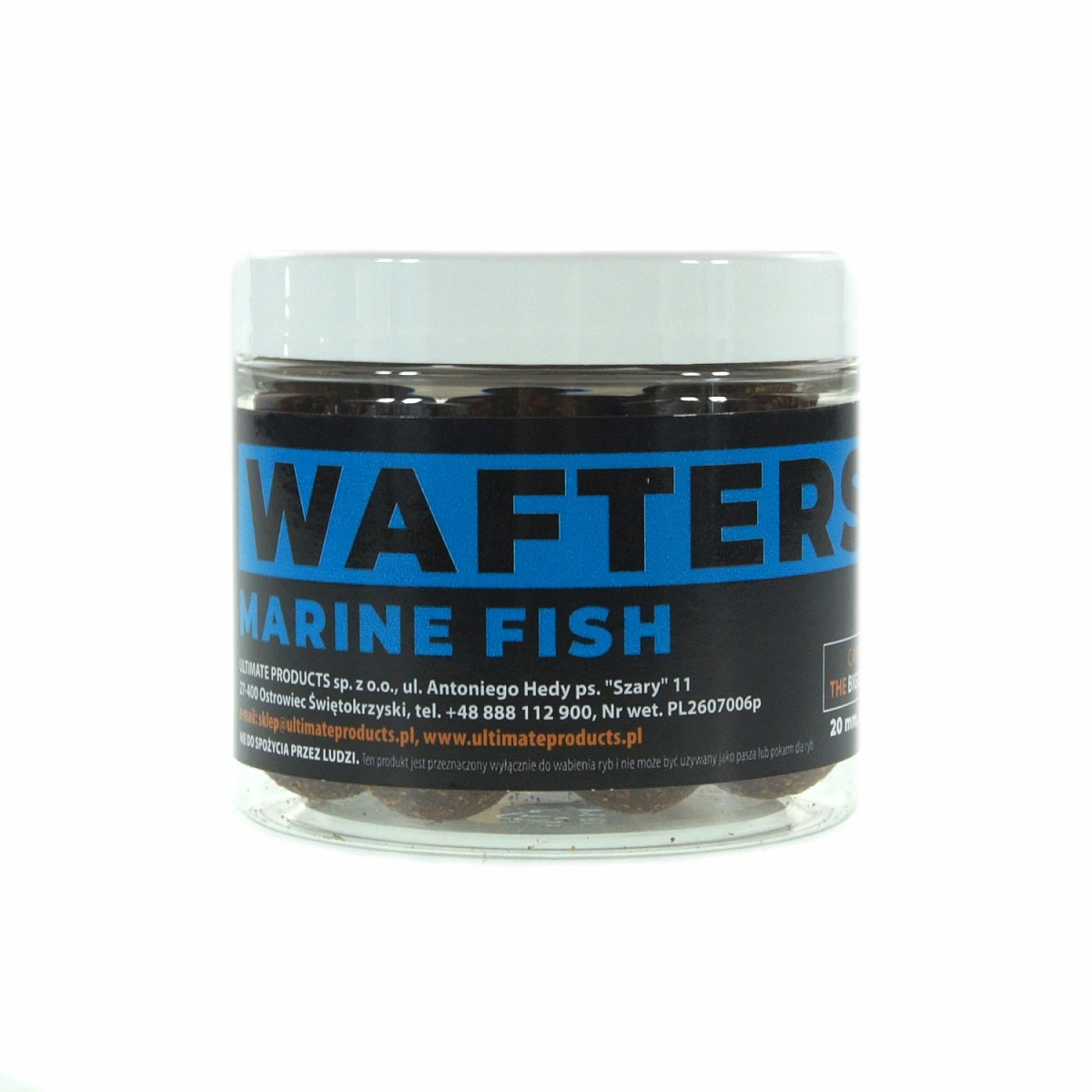 UltimateProducts Top Range Wafters - Marine Fishmărimea 20 mm - EAN: 5903855435025