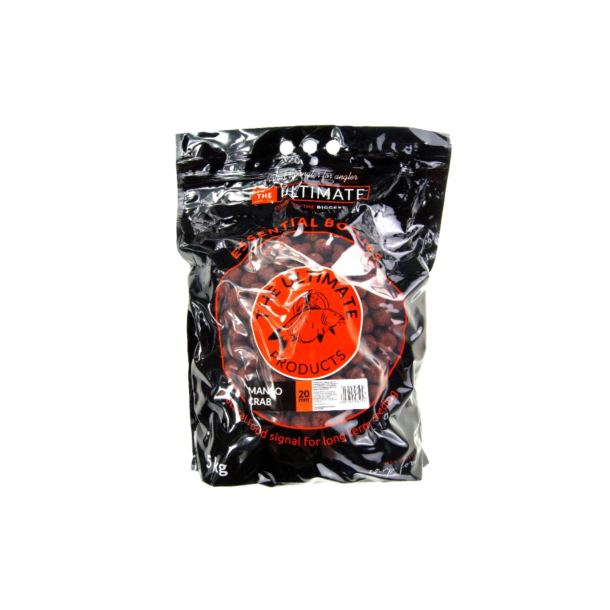 UltimateProducts Essential Boilies - Mango Crabрозмір 20mm / 5kg - EAN: 5903855435056