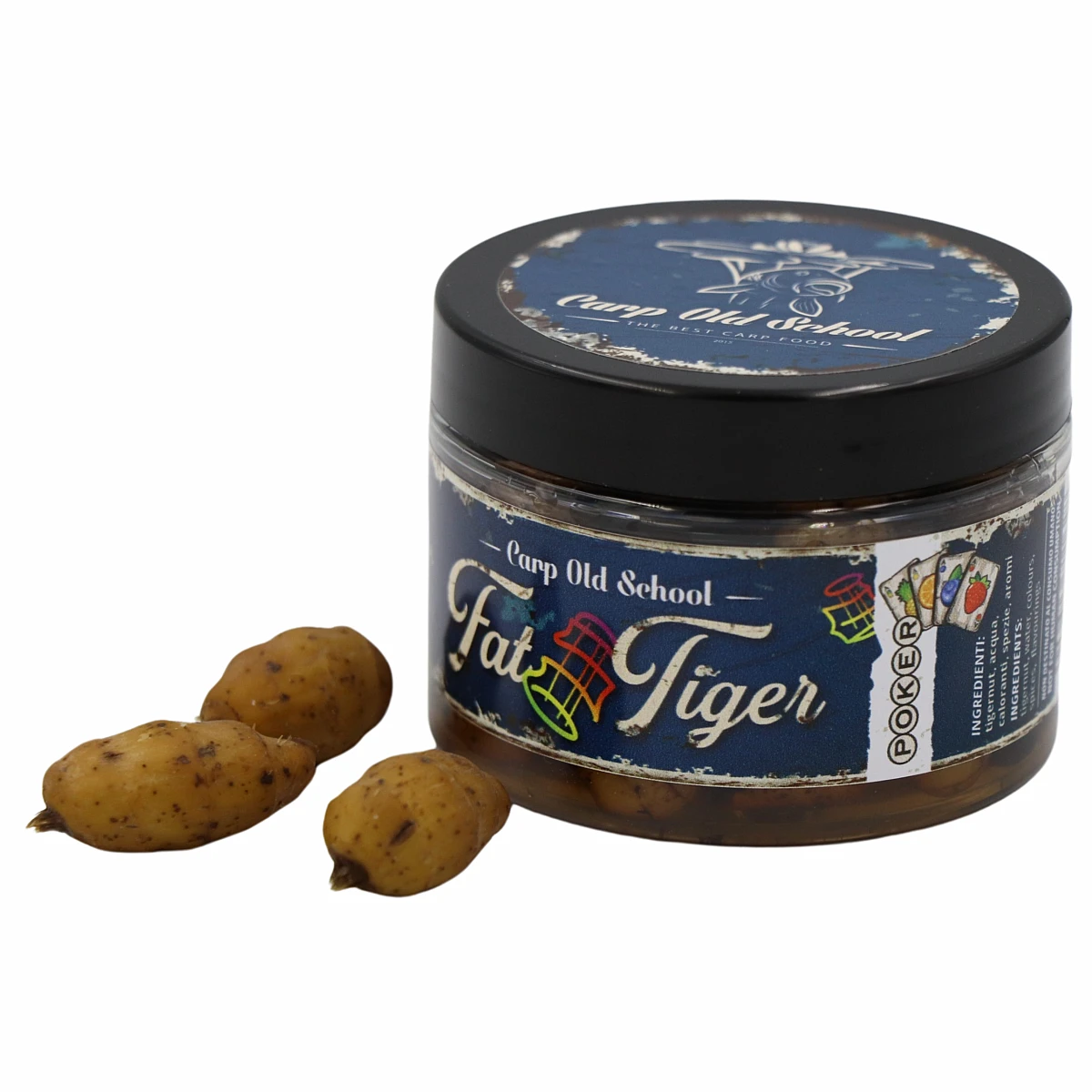 Carp Old School Fat Tiger POKER - Chufa Multi-Frutalembalaje 150ml - MPN: COSFTPO - EAN: 5906623711628