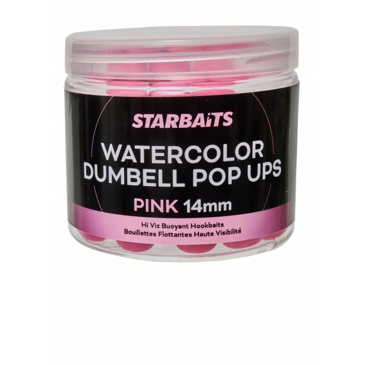 Starbaits Watercolor Dumbell Pop-Up Pink - DATA DE EXPIRARE SCURTĂmărimea 14mm - EAN: 200000095093