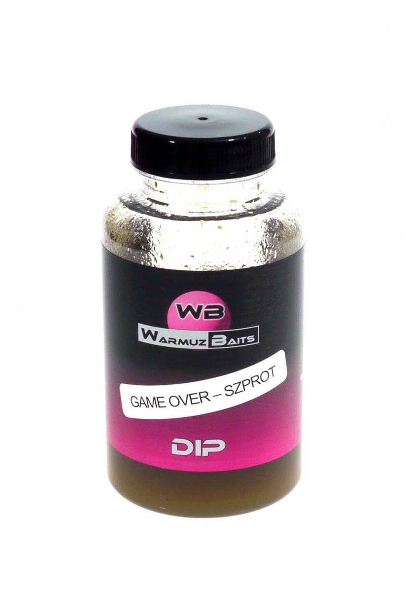 WarmuzBaits Dip Game Over - Szprot - KRÓTKA DATA WAŻNOŚCIopakowanie 150ml - EAN: 200000095352