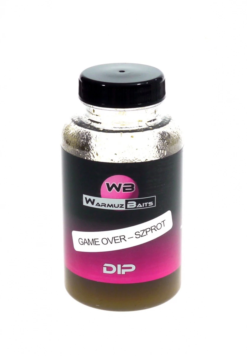 WarmuzBaits Dip Game Over  - Sprotte - KURZES VERFALLSDATUMVerpackung 150ml - EAN: 200000095352