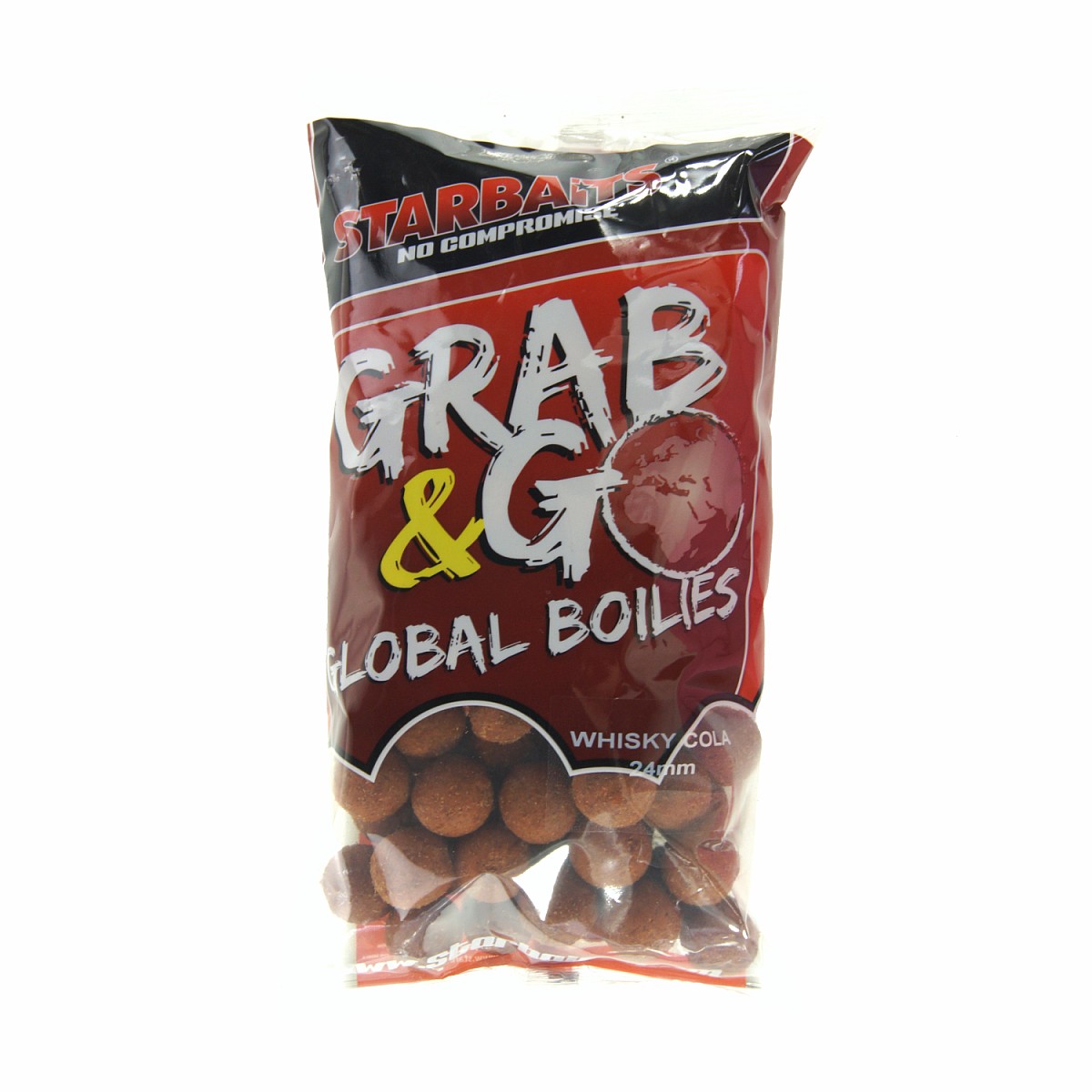 Starbaits Grab&Go Global Boilies - Whisky Colarozmiar 24mm / 1kg - MPN: 18348 - EAN: 3297830183486