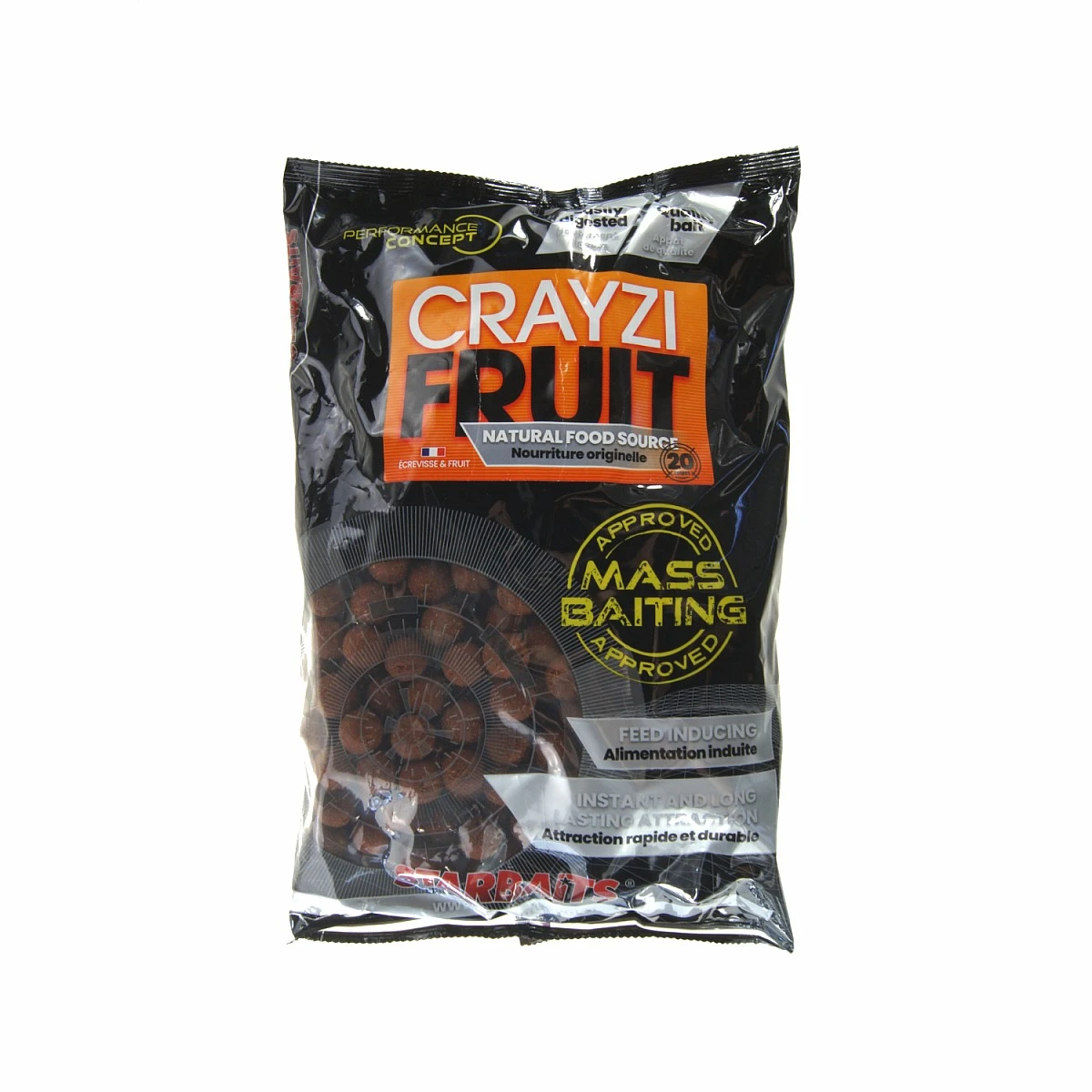 Starbaits PC Crayzi Fruit Mass Baitingambalaj 20mm/3kg - MPN: 18326 - EAN: 3297830183264