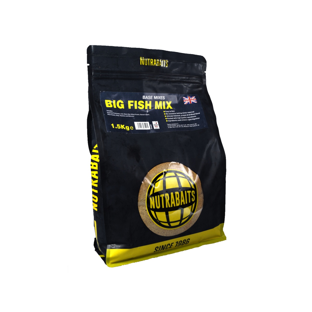 Nutrabaits Big Fish Base Mix 1,5kg opakowanie