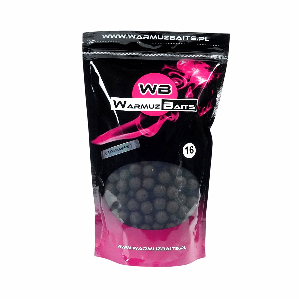 WarmuzBaits - Kulki Zanętowe Czarna Mambarozmiar 16 mm / 900g - MPN: 67159 - EAN: 5902537374966