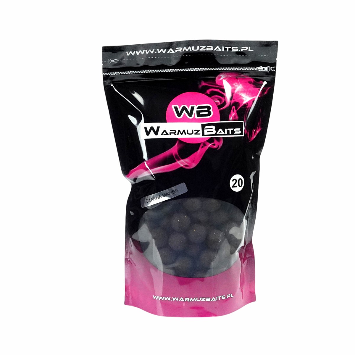 WarmuzBaits - Kulki Zanętowe Czarna Mambarozmiar 20 mm / 900g - MPN: 67161 - EAN: 5902537374980